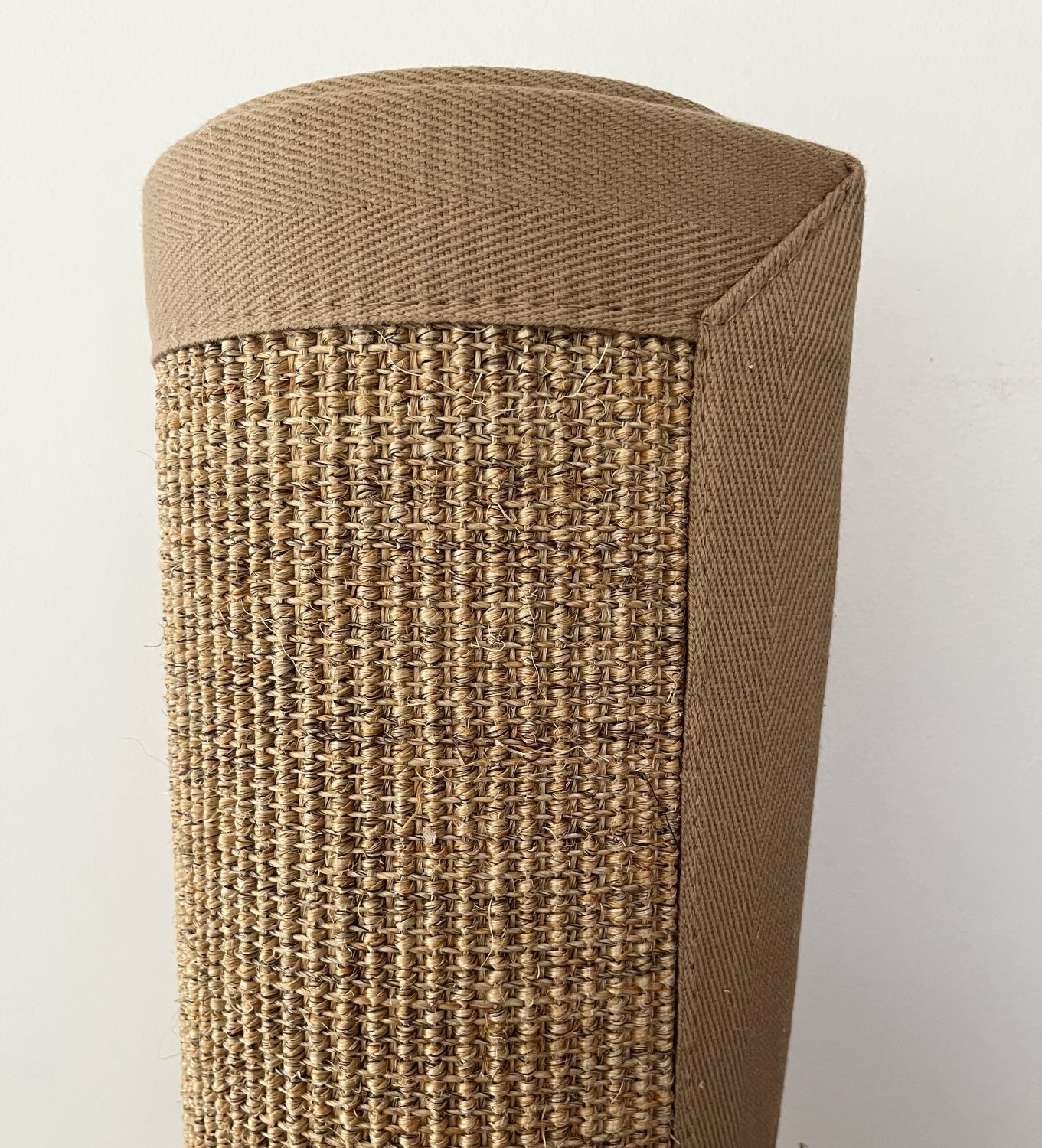 Alfombra Sisal Natural BD485 Borde de Tela Beige
