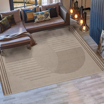 Alfombra Polipropileno Eco Nature 87 Beige Marron