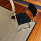 Alfombra Sisal Natural GG687 Borde de Tela Negro