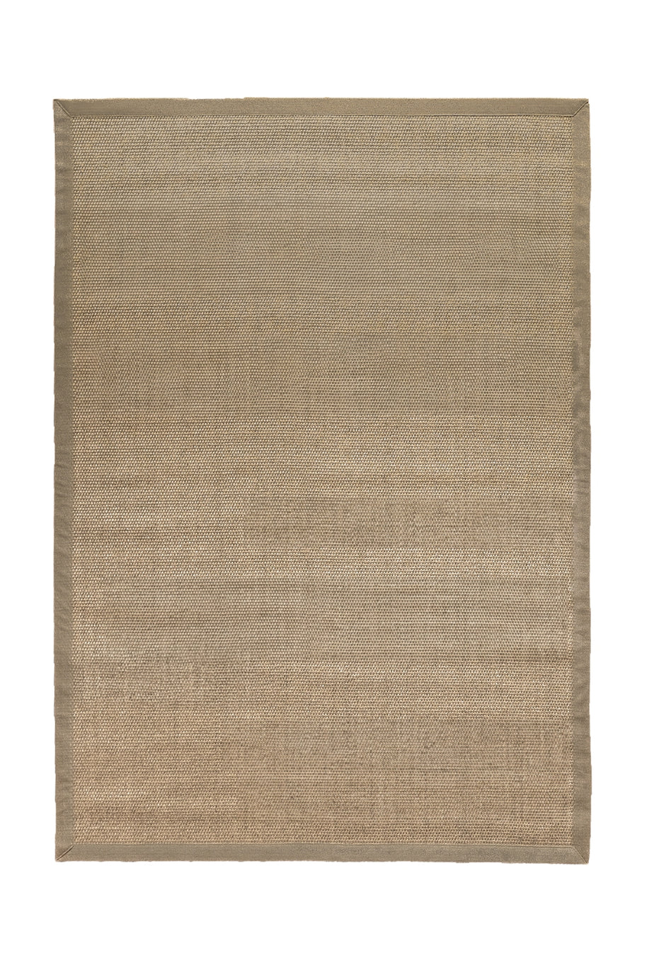 Alfombra Sisal Natural KF731 Borde de Tela Beige
