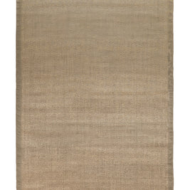 Alfombra Sisal Natural KF731 Borde de Tela Beige