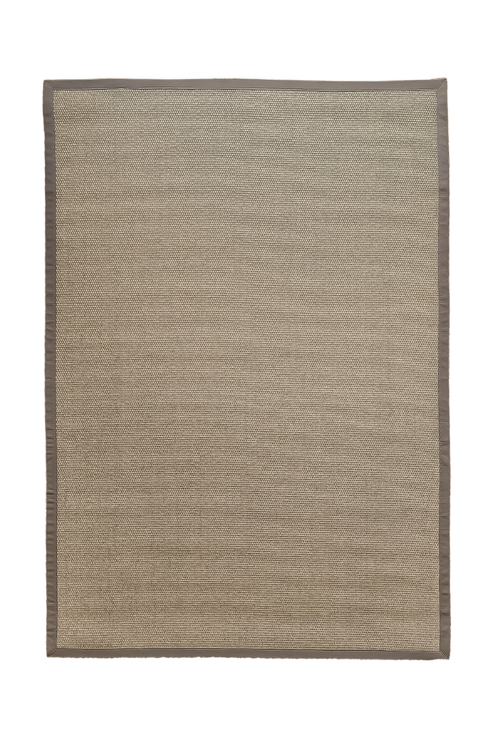 Alfombra Sisal Natural KF731 Borde de Tela Café Claro