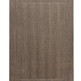 Alfombra Sisal Natural Ondas Taupe