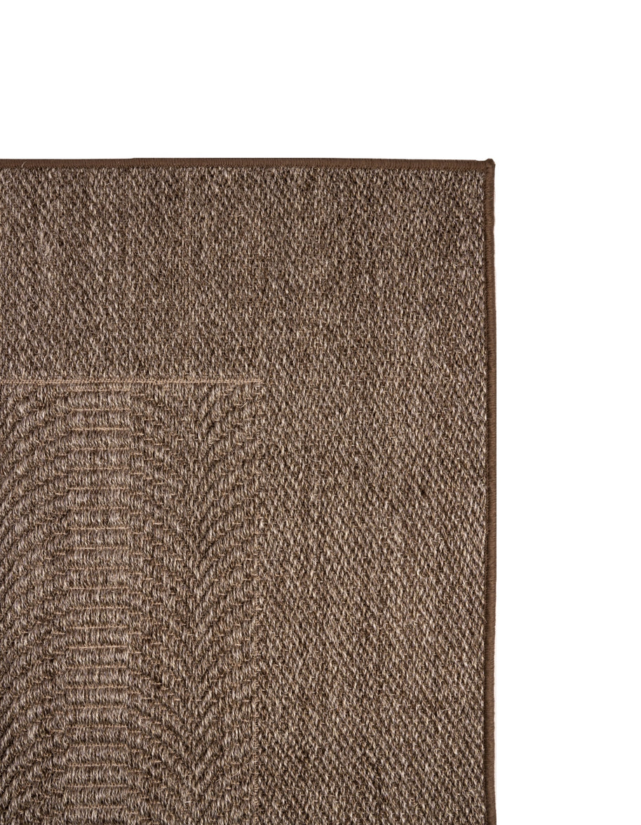 Alfombra Sisal Natural Ondas Taupe