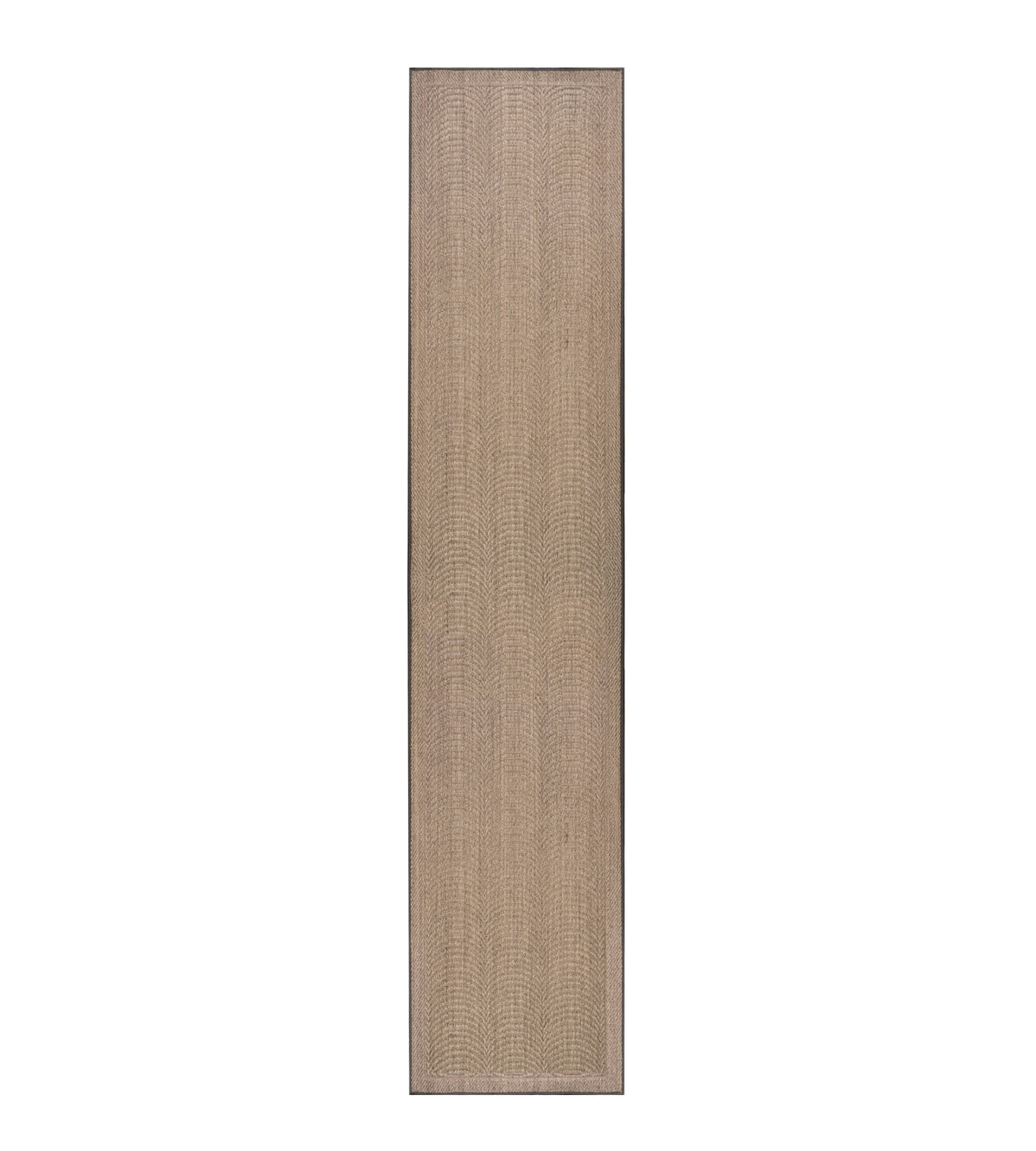 Alfombra Pasillo Sisal Natural Ondas Arena - 80x350 cm