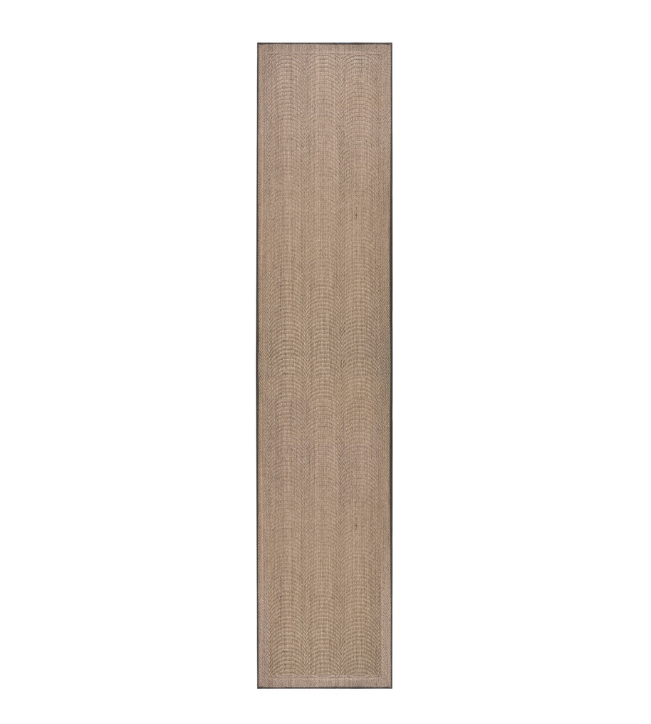 Alfombra Pasillo Sisal Natural Ondas Arena