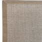 Alfombra Sisal Natural VB1065 Borde de Tela Beige
