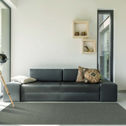 Alfombra de Lana High Line 99215 Gris Oscuro