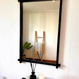 Espejo Madera Rectangular Cruz de Pared 60x90 cm Aurora