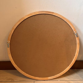 Espejo Madera Redondo 60x60 cm de Pared Lamai