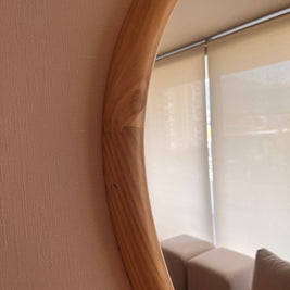 Espejo Madera Irregular 100x136 cm Pared Lombok