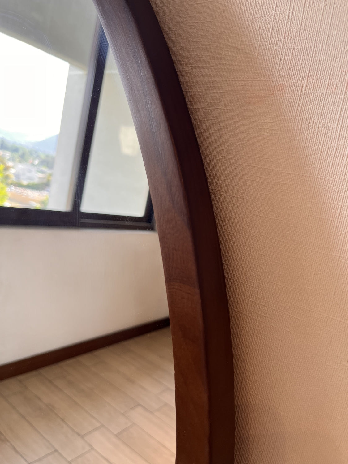 Espejo Irregular Madera 80x165 cm Piso y Pared Prisma