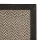 Alfombra Sisal Sintetico Espiga Taupe Borde Tela Gris 300x400 vista principal