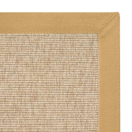 Alfombra Sisal Sintetico Lasis Beige Borde Tela Beige 300x400 vista principal