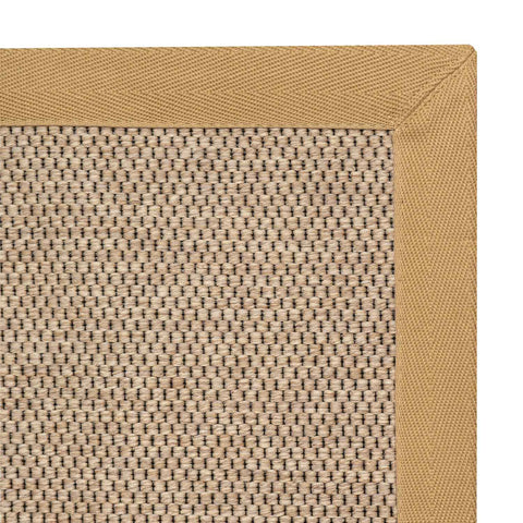 Alfombra Sisal Sintetico Natura Beige Borde Tela Beige 300x400 vista principal