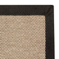 Alfombra Sisal Sintetico Natura Beige Borde Tela Negro 300x400 vista principal