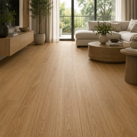 Piso Vinilico Modular Aquarius SPC 5.3mm Castaño 1602