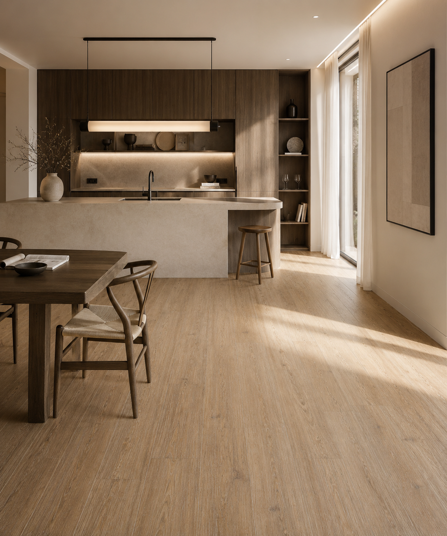 Piso Vinilico Modular Aquarius SPC 5.3mm Patagonia 82180