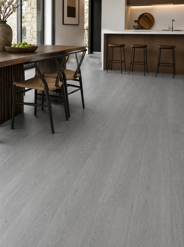 Piso Vinilico Modular Aquarius SPC 5.3mm Polar Mist 304