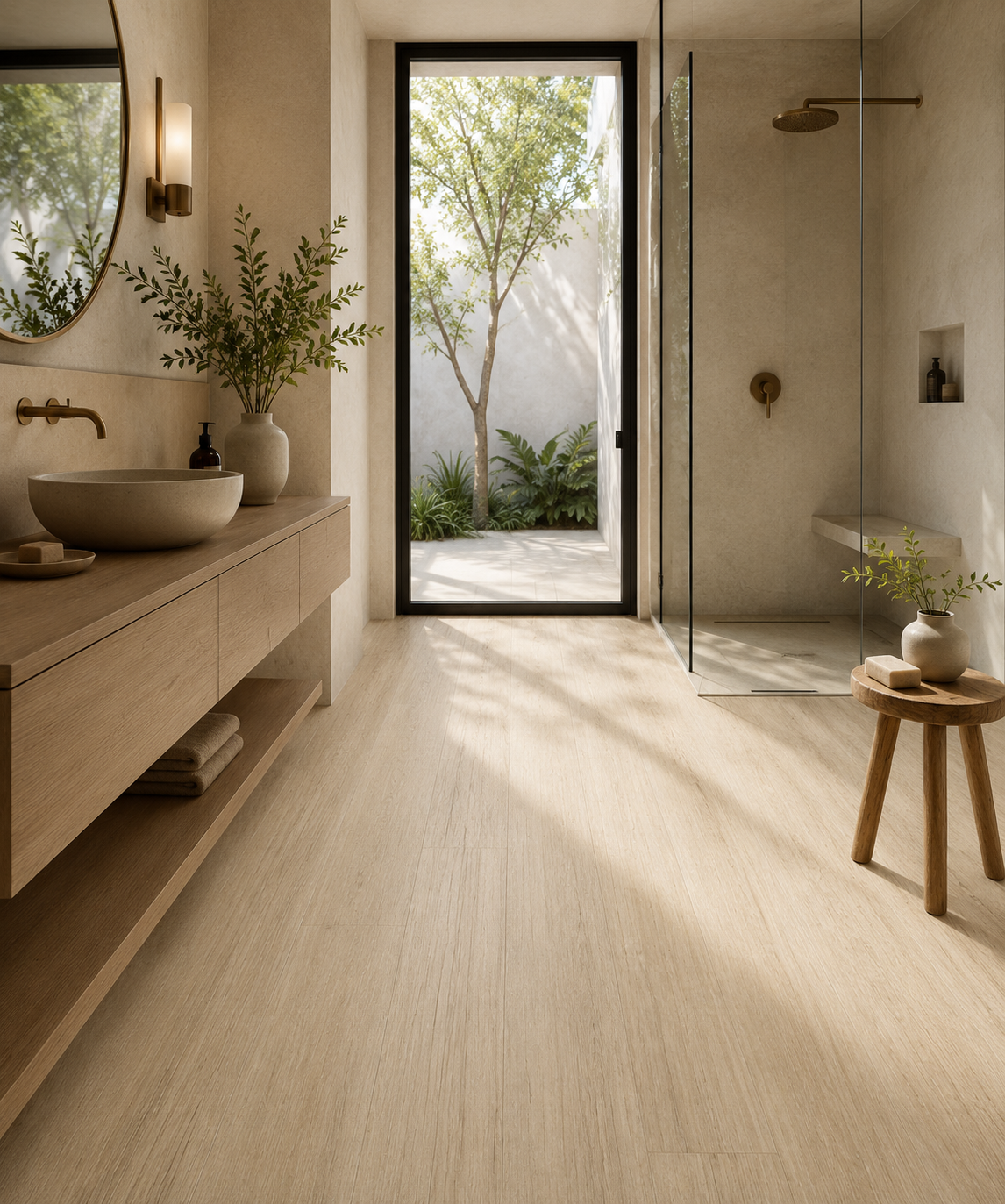 Piso Vinilico Modular Woodland SPC 5.53mm Alamo 1515-1