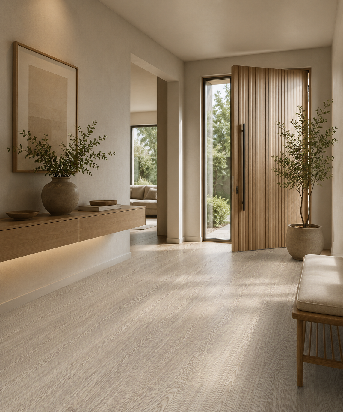 Piso Vinilico Modular Woodland SPC 5.53mm Roble Olmo 0062