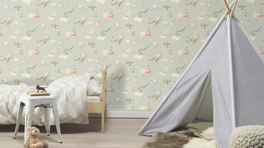 Papel Mural Kids World II Rasch | 302226