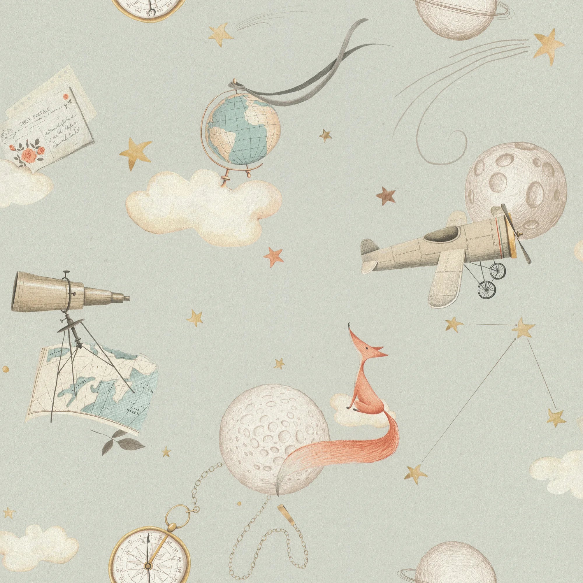 Papel Mural Kids World II Rasch | 302226