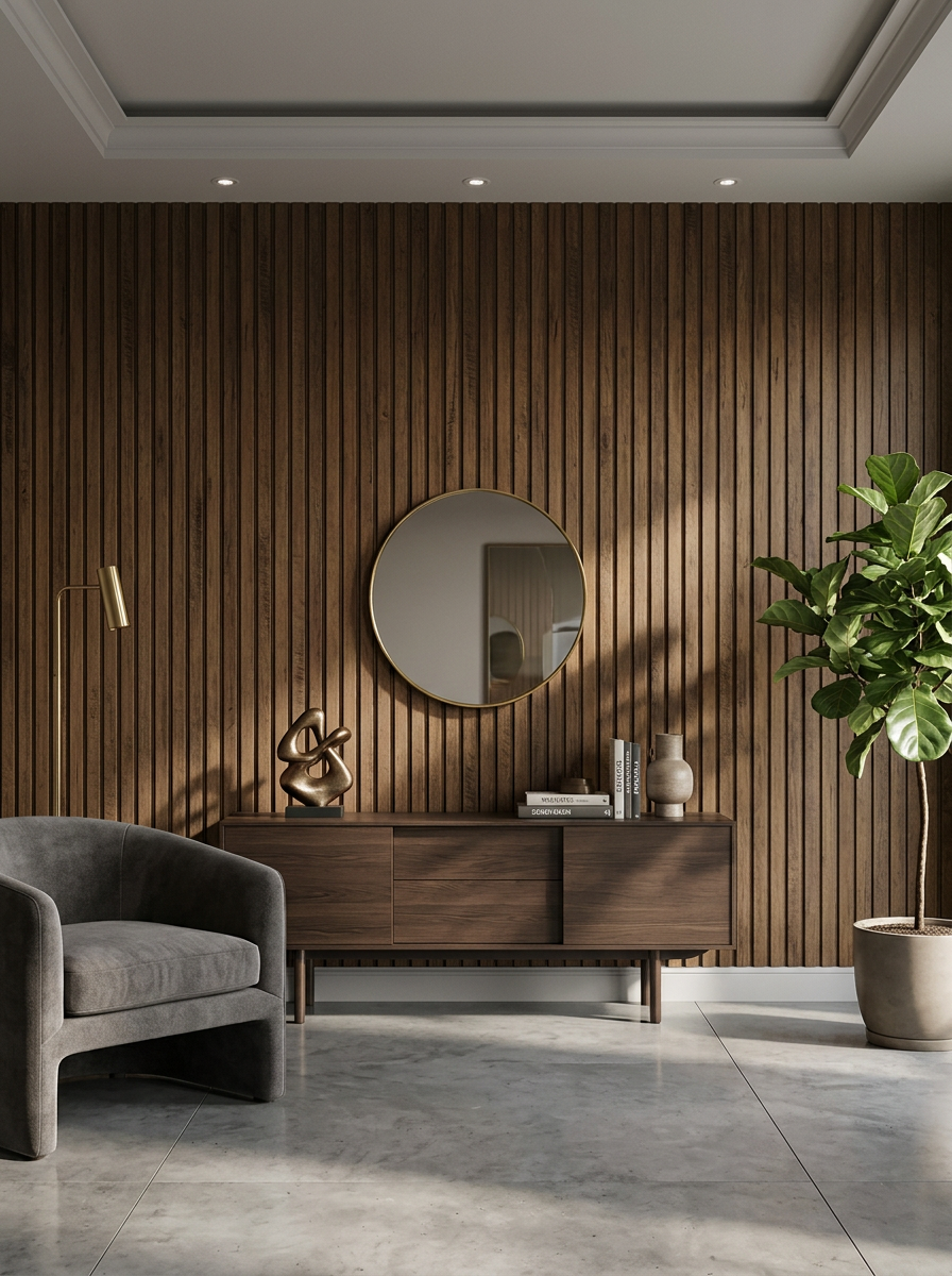 Wall Panel Interior WPC Flat Roble Natural 15x290 cm