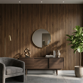 Wall Panel Interior WPC Flat Roble Natural 15x290 cm