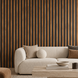 Wall Panel Interior WPC Fondo Negro Maple 16x290x2,2 cm