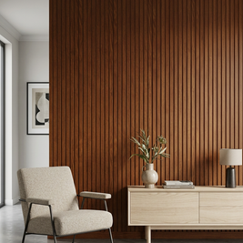 Wall Panel Interior WPC Flat Nogal 15x290 cm