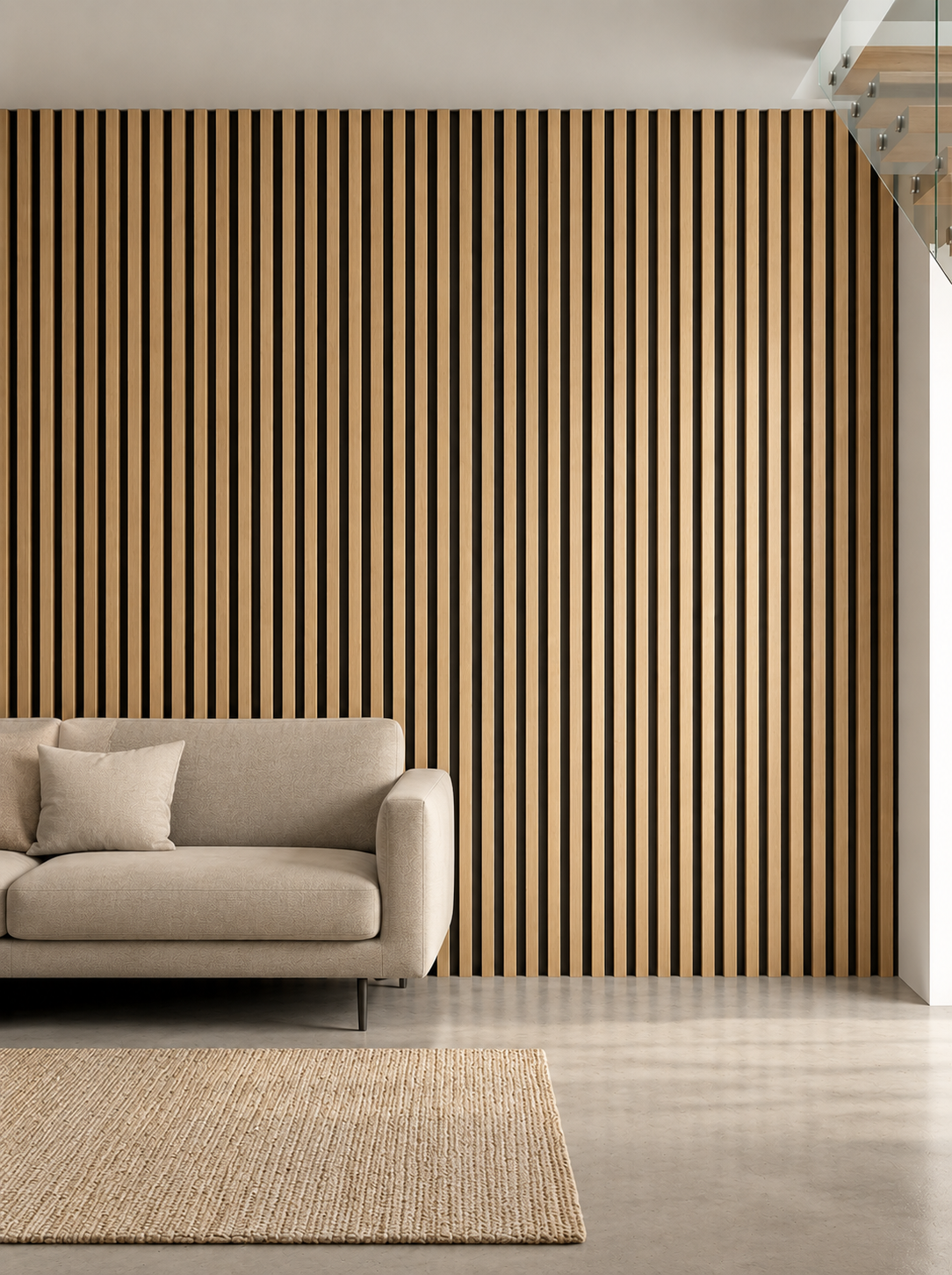 Wall Panel Interior WPC Fondo Negro Abedul 16x290x2,2 cm