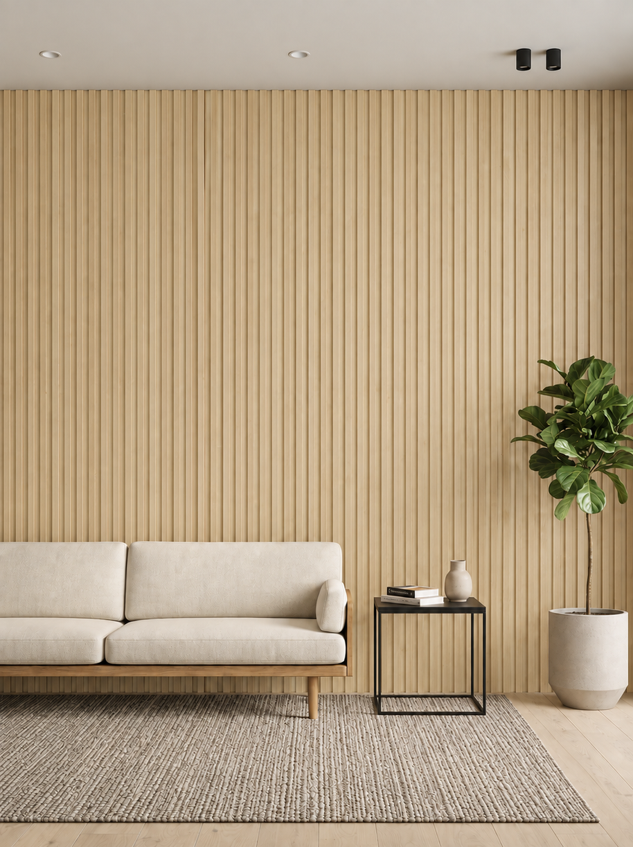 Wall Panel Interior WPC Tradicional Abedul 15x235 cm