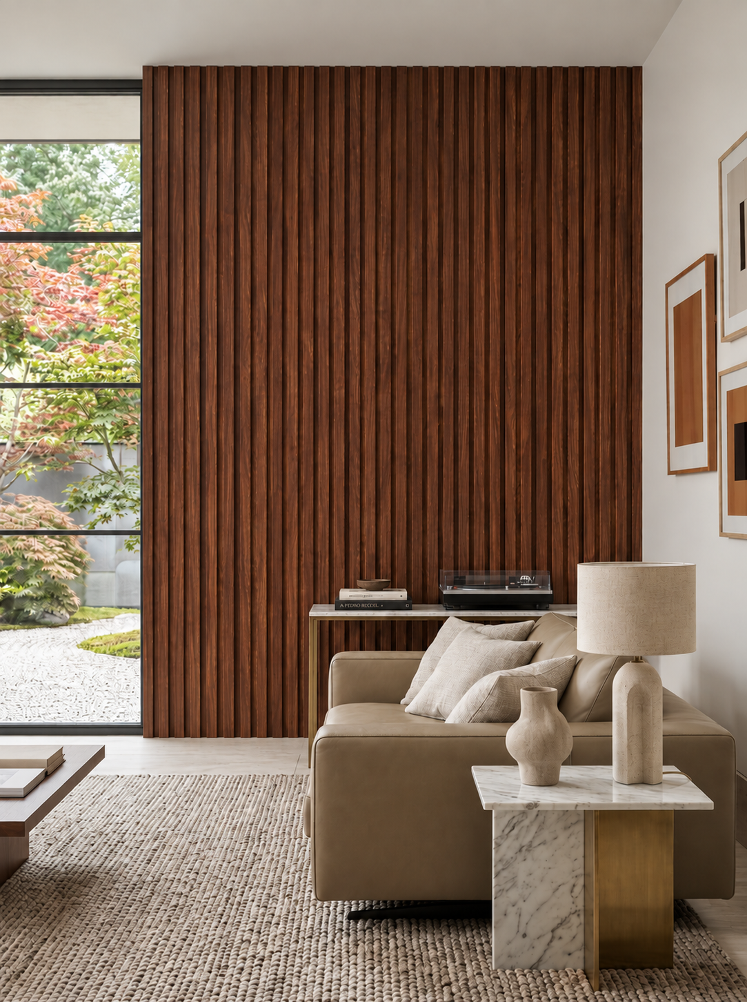 Wall Panel Interior WPC Tradicional Nogal 15x235 cm