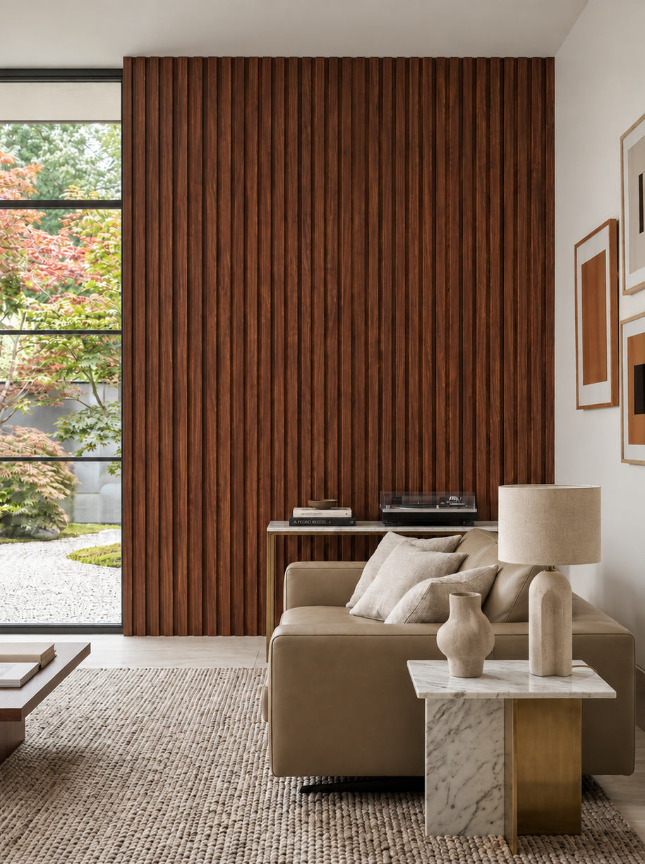 Wall Panel Interior WPC Tradicional Nogal 15x235 cm
