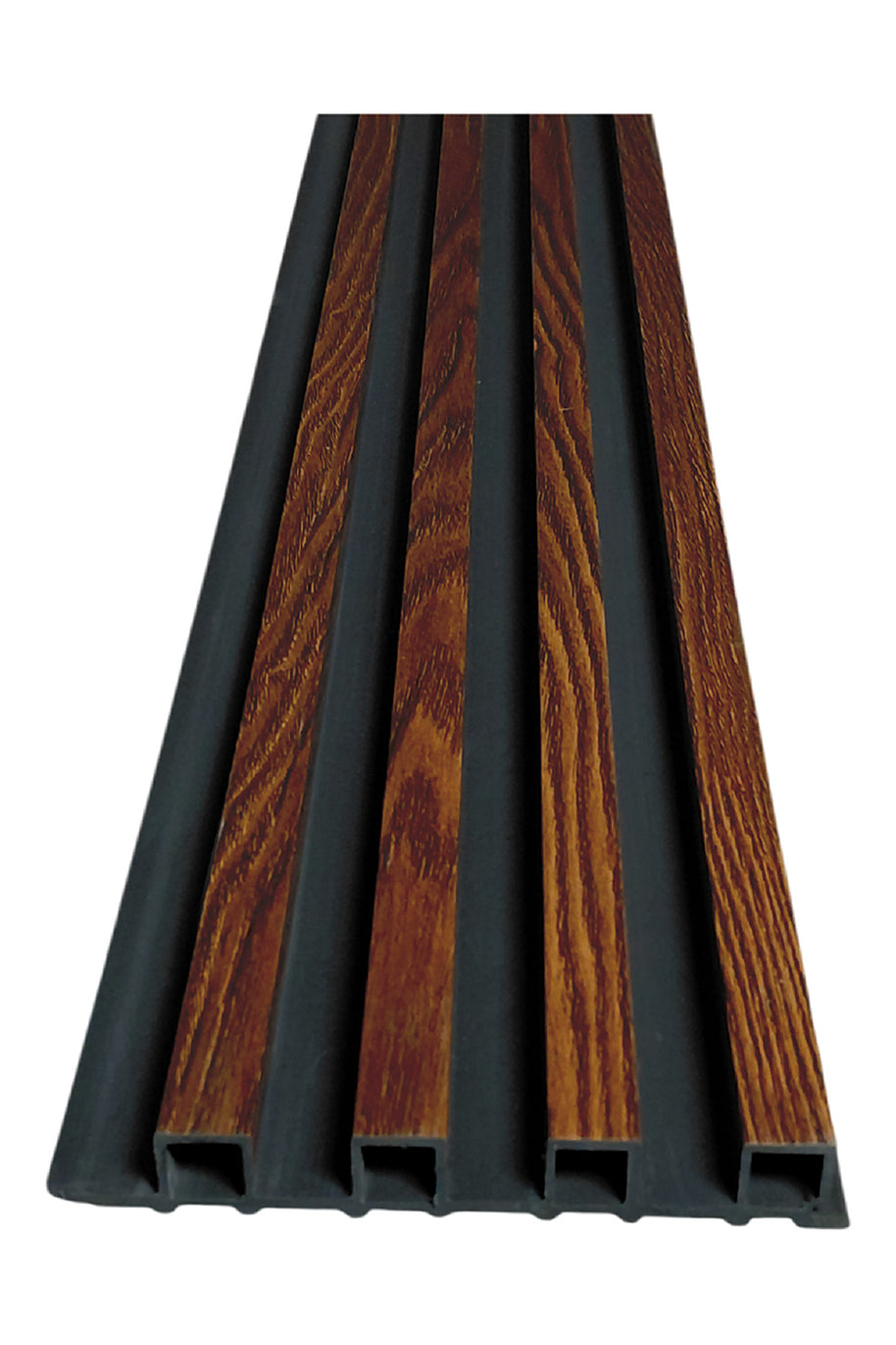Wall Panel Interior WPC Fondo Negro Nogal 16x290x2,2 cm