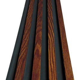 Wall Panel Interior WPC Fondo Negro Nogal 16x290x2,2 cm